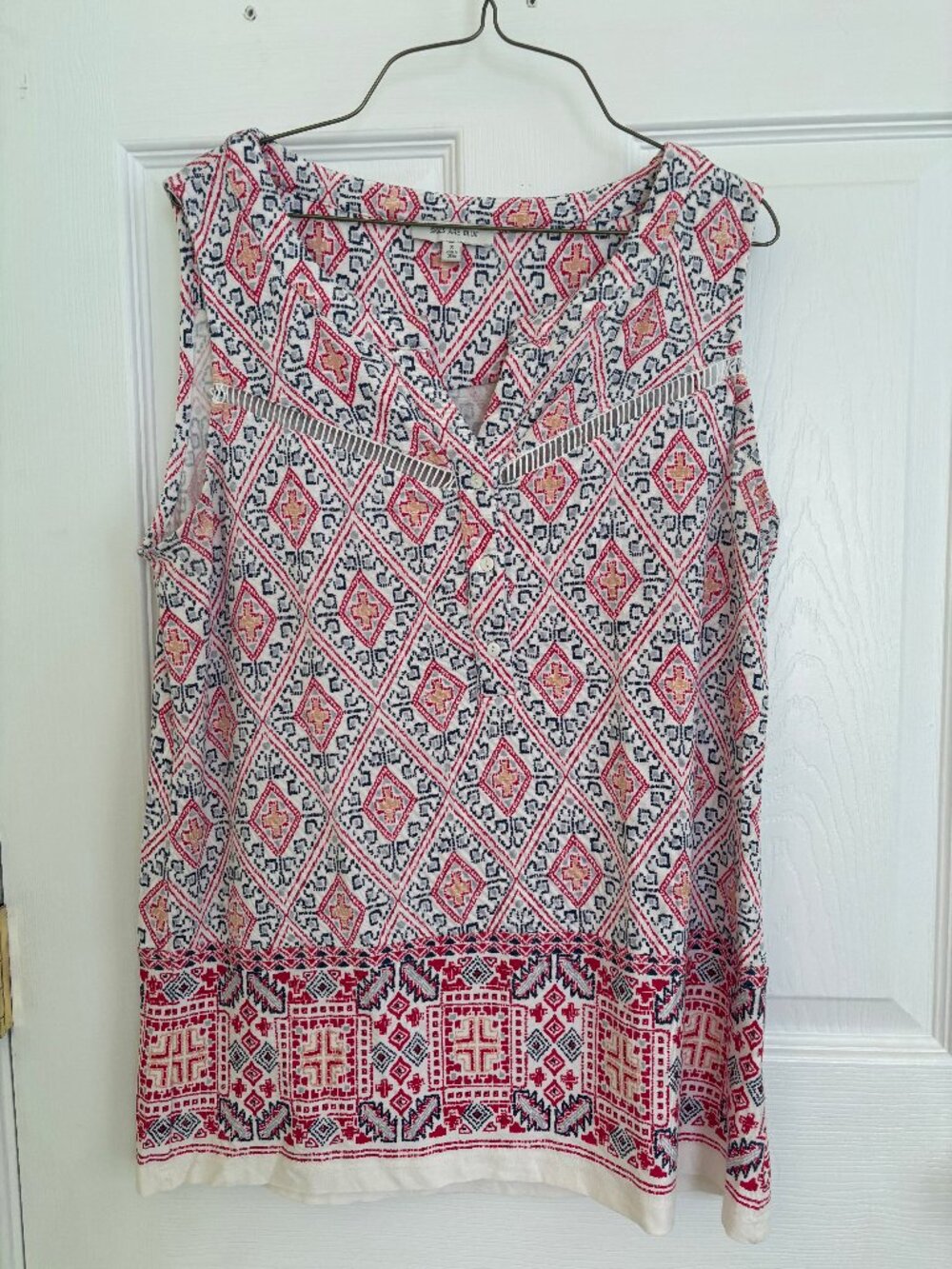 Boho chic v-neck tank top